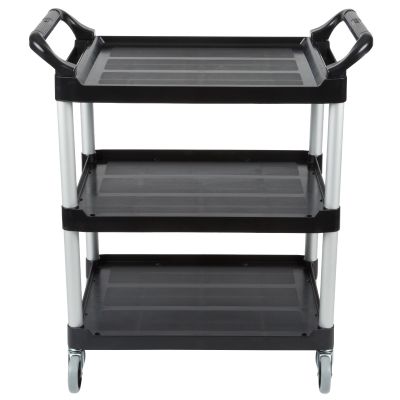 RUBBERMAID Utility Service Cart with Swivel Casters FG342488BLA