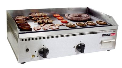 ANVIL Griddle Gas Half Ribbed Half Flat Top 750mm FTA1750